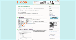 Desktop Screenshot of fixon.jp